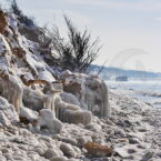 Steilküste Ahrenshoop im Winter