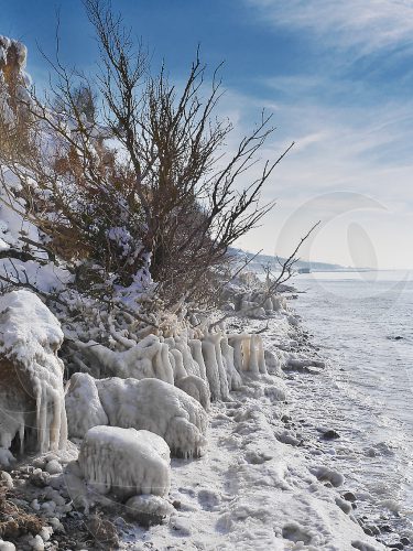 Steilküste Ahrenshoop im Winter