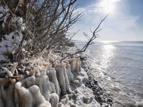 Steilküste Ahrenshoop im Winter