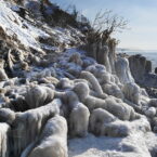 Steilküste Ahrenshoop im Winter